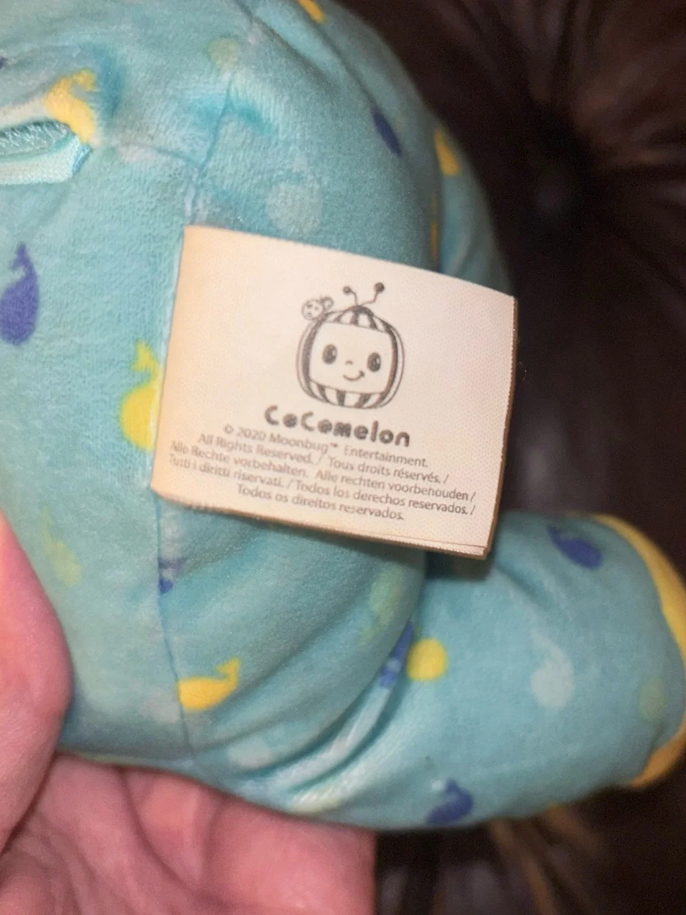 Cocomelon Musical Bedtime JJ Doll with Red Teddy Bear 12.5